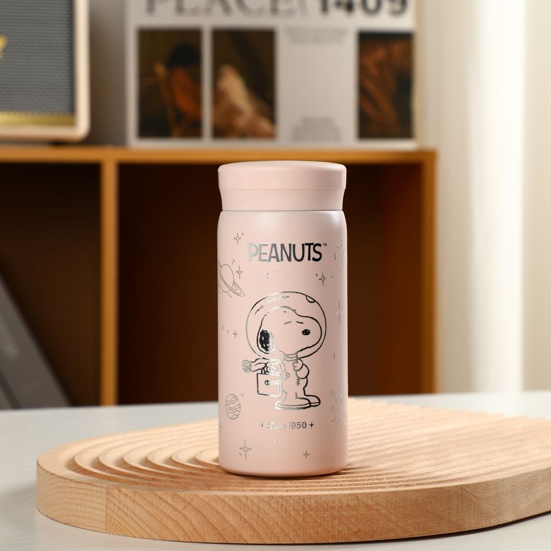 VIPO Snoopy 迷你口袋保温瓶 200ml SP37483 - 保温瓶/保温杯 - 棉 