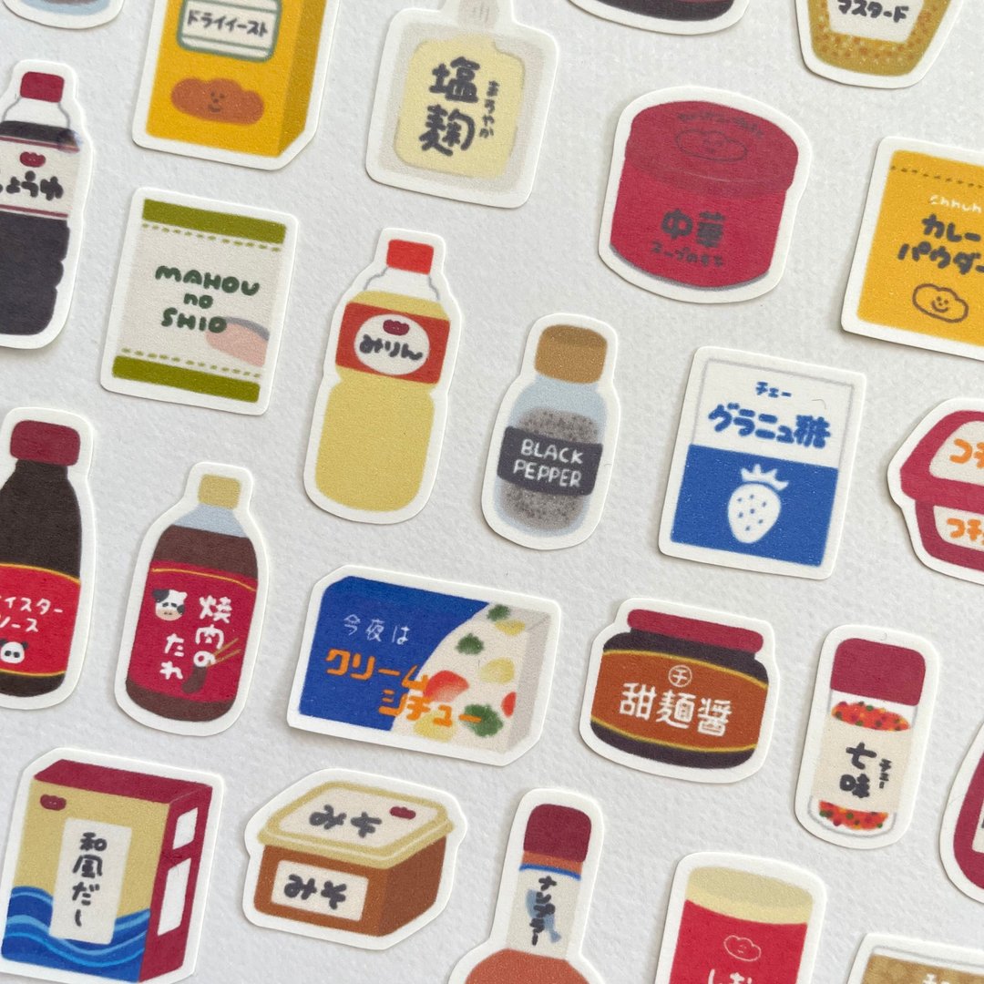 调味料　斯派斯贴纸 - 贴纸 - 纸 多色
