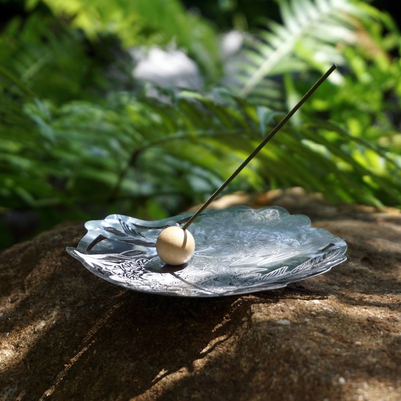 麦麦植物园-芝兰玉树 香薰花盘 | 文化节庆 植物花卉 特色送礼 - 香薰/精油/线香 - 其他材质 银色