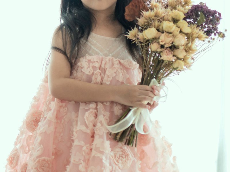 高级童装 蓬蓬裙 展示品 6折价格 - 洋装/连衣裙 - 其他人造纤维 粉红色