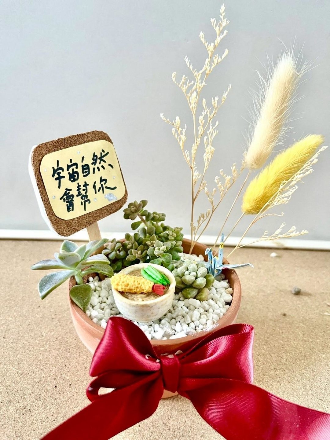 台中 限量多肉组盆 多肉植物 日式枯山水微景观 炸虾乌龙面 庆祝 - 植栽/盆栽 - 植物．花 绿色