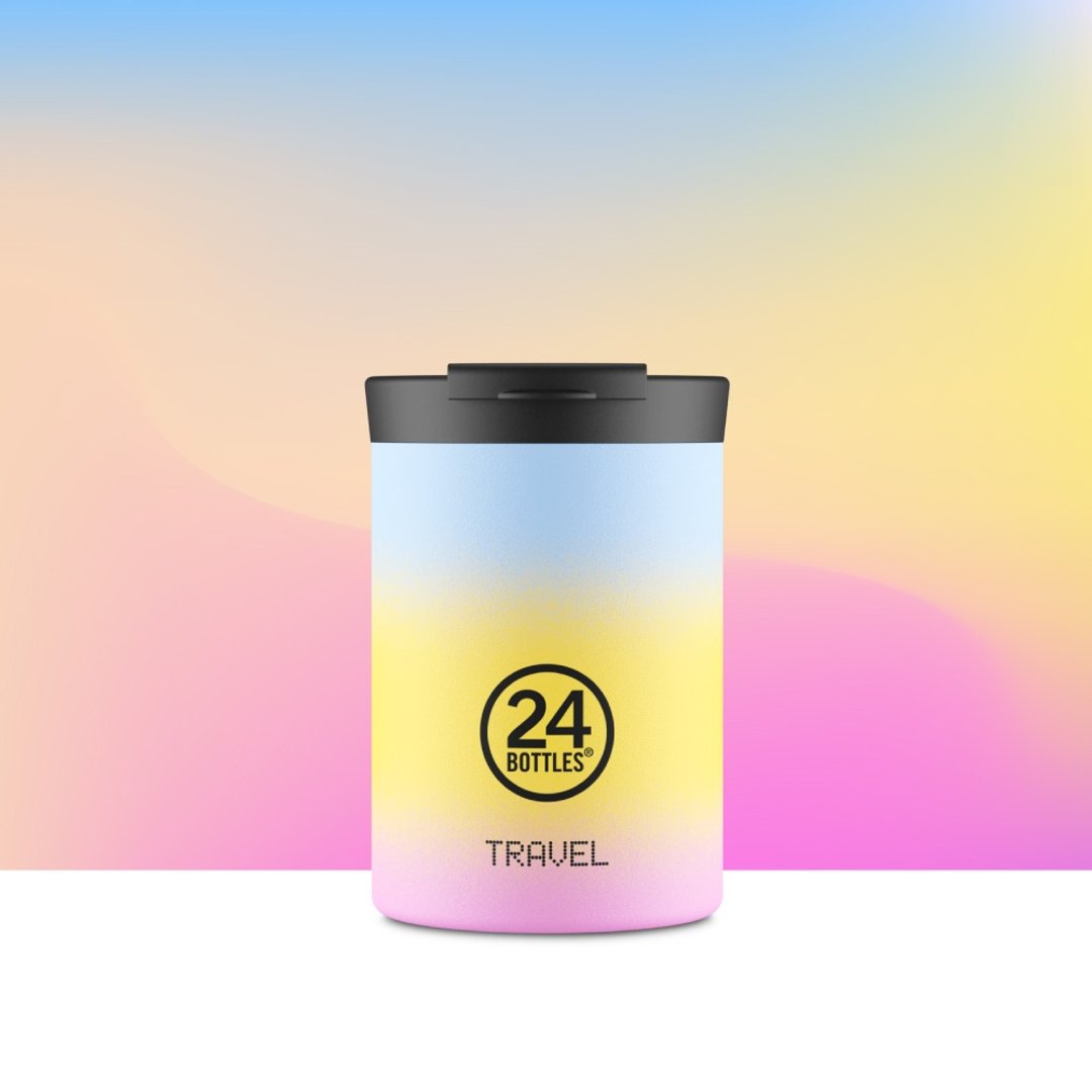 意大利 24Bottles 保温/保冷随行杯 350ml - 幸福光蕴 - 保温瓶/保温杯 - 不锈钢 多色