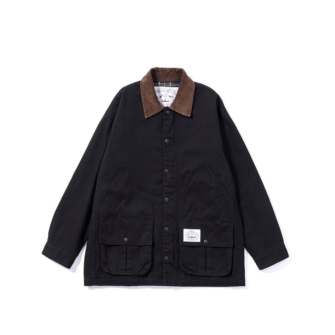 日本限定 POLER OUTPOST HUNTING JACKET 户外狩猎猎装夹克 / 黑 - 男装外套 - 其他材质 黑色