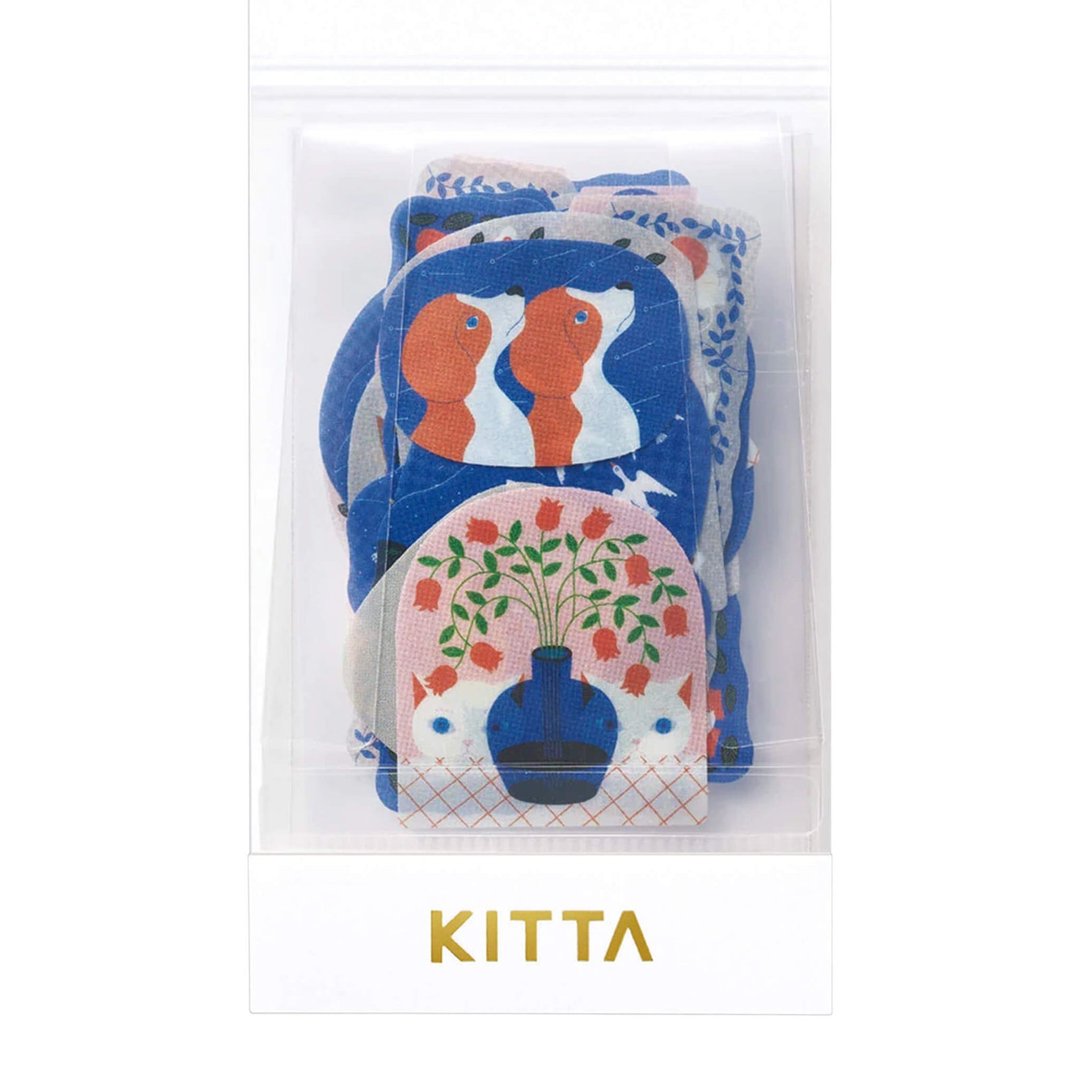 【KING JIM】KITTA和纸胶带 单张贴纸 夜空神话(濵佳江设计款) - 纸胶带 - 纸 多色