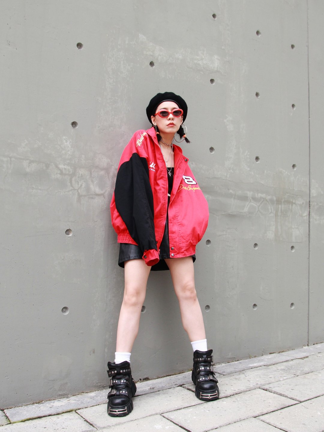 ///Fatty bone/// COMPETITORS VIEW接袖赛车外套 古着 Vintage - 男装外套 - 棉 