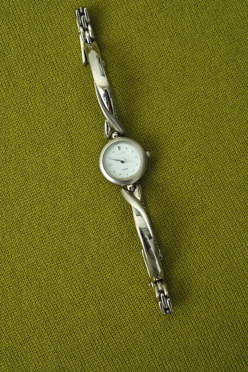 Citizen Cletia中古表/复古时钟/时钟/老表/vintage watch/女表 - 女表 - 其他金属 银色