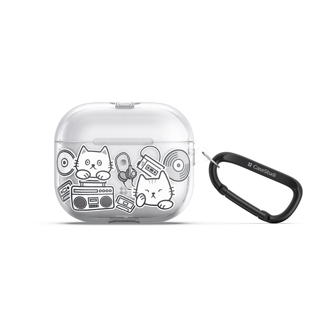AIRPODS 3RD GENERATION CASE: CAST MUSIC CAT - 耳机收纳 - 塑料 