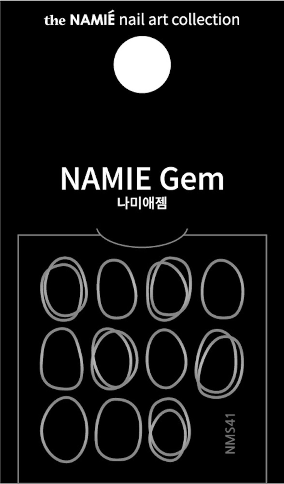 【专业用】NAMIE Gem 美甲装饰艺术贴纸 Normal Metallic 41 - 指甲油/指甲贴 - 纸 金色