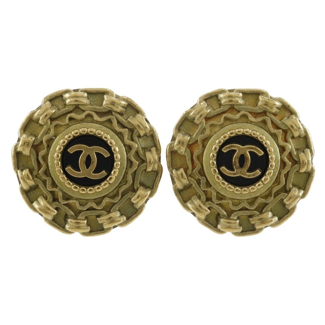 【日本直送】香奈儿 CHANEL COCO 标志 耳环 Vintage 镀金 94A 约 14.5g 女仕 【二手品】 - 耳环/耳夹 - 其他金属 金色