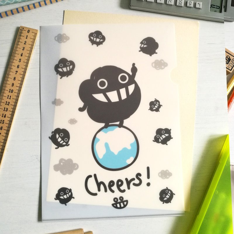 Dustykid 尘白色文件夹 - 文件夹/资料夹 - 塑料 白色