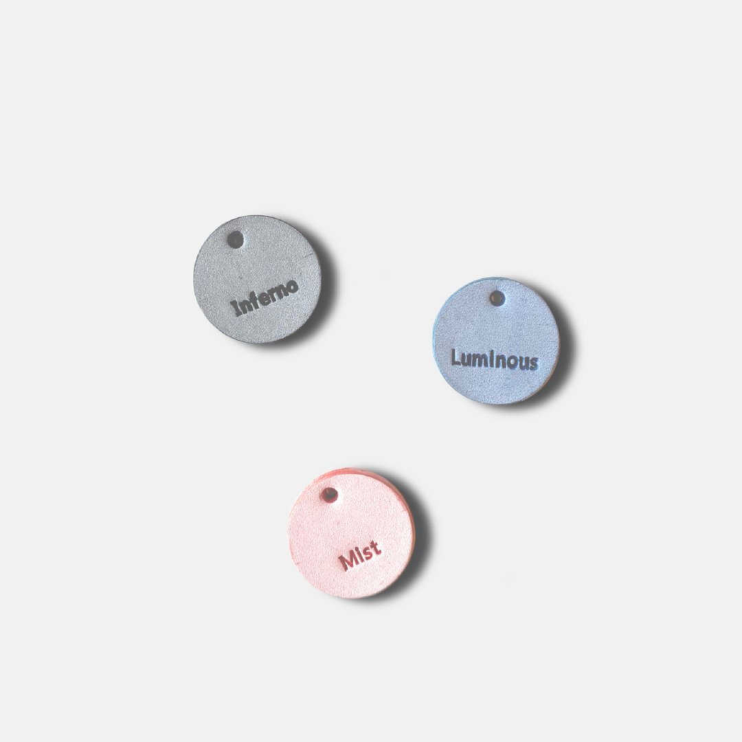 宠物刻字身份牌猫咪猫防丢牌真皮宠物定制牌 Leather Pet Tag - 项圈/牵绳 - 真皮 多色