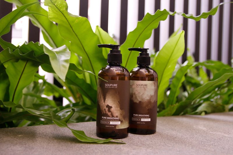 洁净呼吸 精油沐浴露300ml - 沐浴用品 - 精油 咖啡色