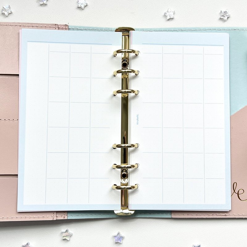 每月免费补充天空（圣经尺寸） - 笔记本/手帐 - 纸 蓝色