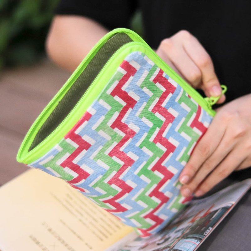 台式复古 茄芷IPAD Mini包(四色) 台湾纪念品/礼物 - 手拿包 - 棉．麻 