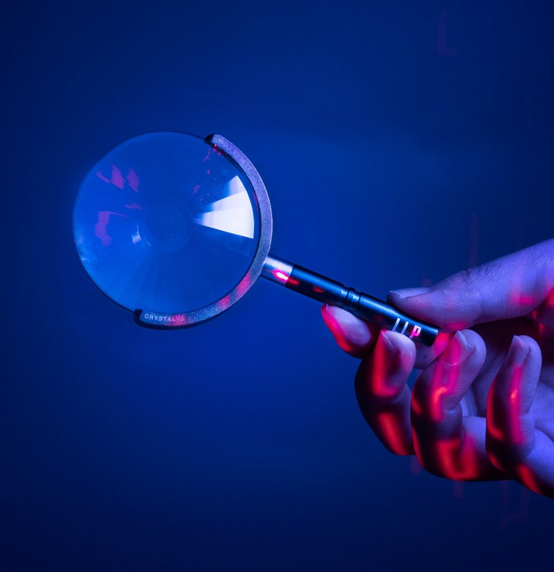 LLP手机摄影前景虚化道具旋涡万花筒玻璃棱镜单反配件特效滤镜 - 相机 - 玻璃 银色