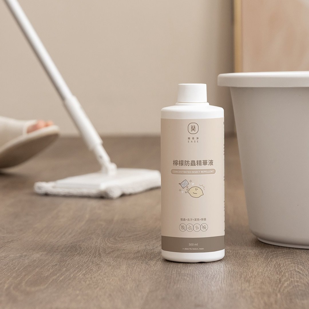EASE简易净 X 奶油家族 柠檬防虫精华液 500mL MIT植萃浓缩 拖地 - 其他 - 浓缩/萃取物 卡其色