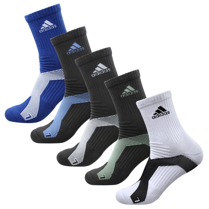 【6入组】品质卓越 MIT - adidas P5.1极致高机能中筒运动袜 - 袜子 - 其他材质 