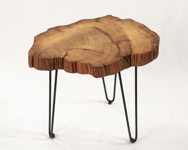 崖柏系列 - 简约原木茶几 - 其他家具 - 木头 咖啡色