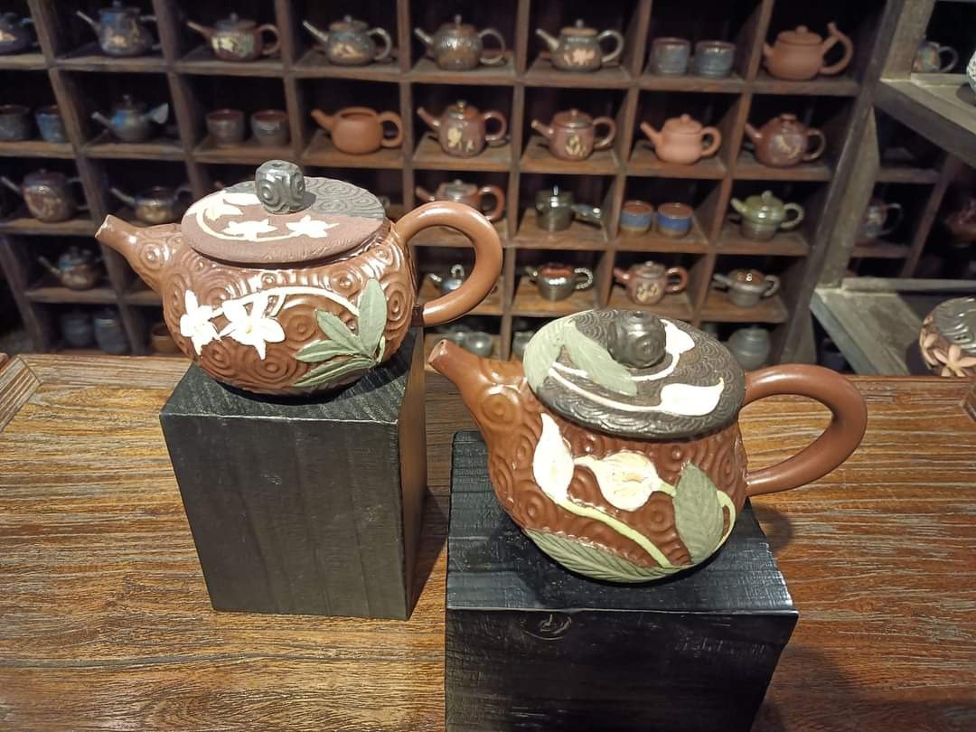 花壶系列茶壶 - 其他 - 陶 卡其色