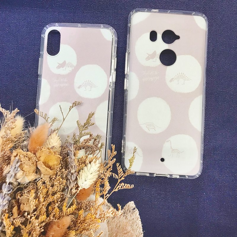 化石恐龙 手机壳 空压壳 - 手机壳/手机套 - 其他金属 粉红色