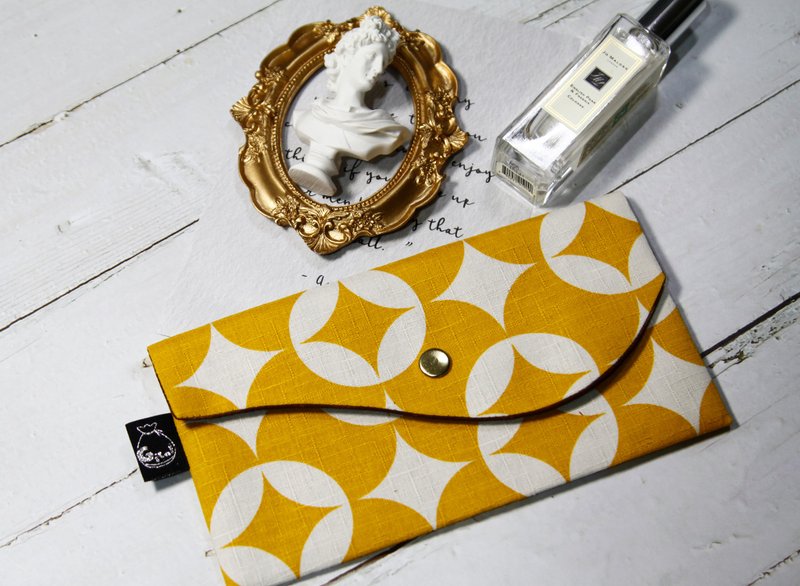 【Gi LAI】10*20Cm开运红包袋 存折袋-宝石 - 皮夹/钱包 - 棉．麻 橘色