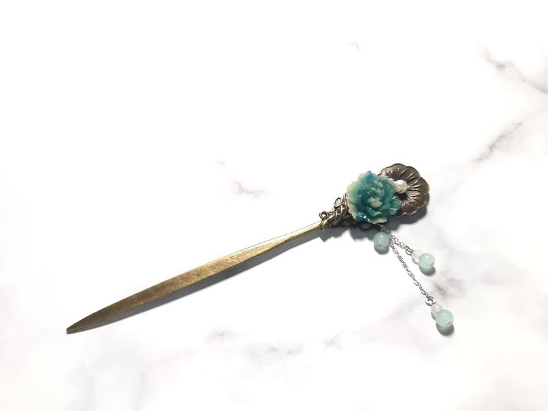 细雨晴 发簪 造型 (流苏,无流苏,可两款择一) - 发饰 - 其他材质 多色