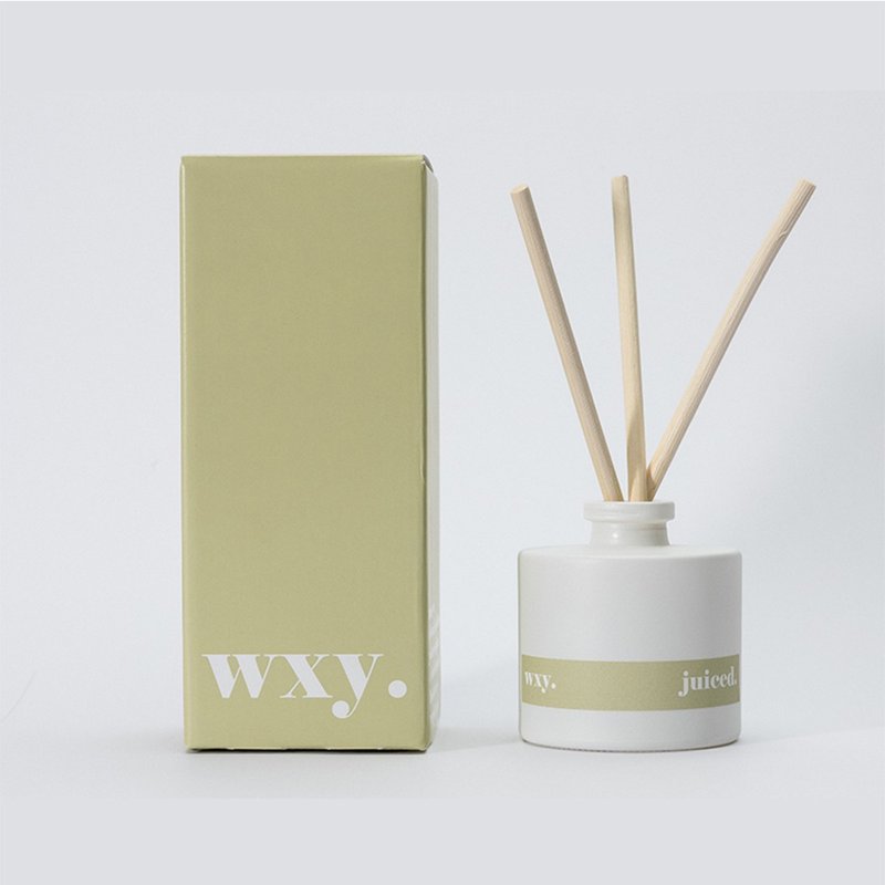【英国 wxy】经典扩香- juiced. 莱姆 & 黄瓜 /100ml - 香薰/精油/线香 - 玻璃 绿色
