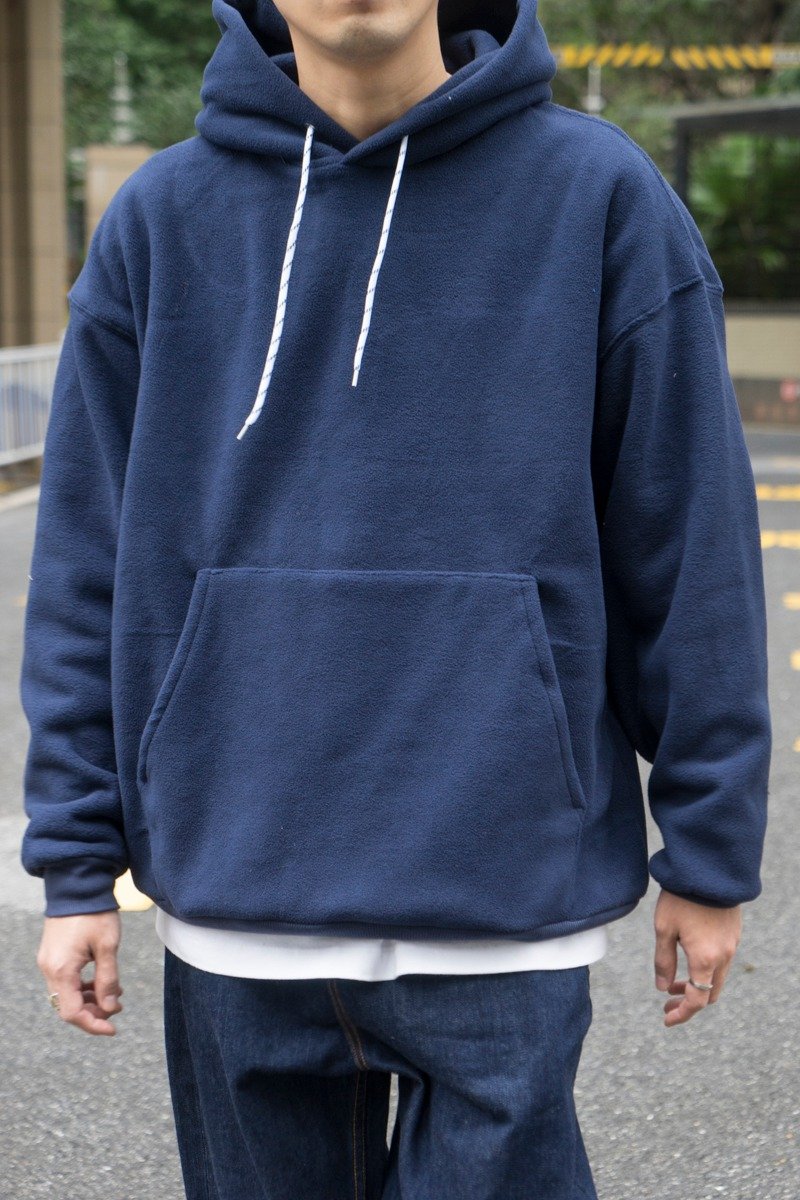 HOODIE 連帽衛衣 日系潮流搖粒絨休閒保暖衛衣 - 中性连帽卫衣/T 恤 - 棉 多色
