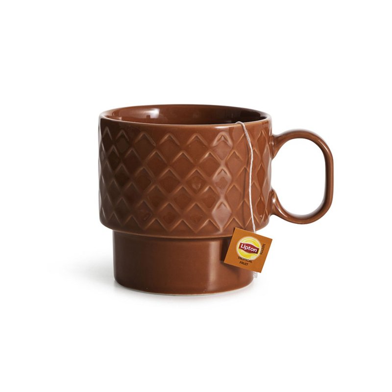 Coffee & More 茶杯400ml-砖红 - 其他杯子 - 瓷 