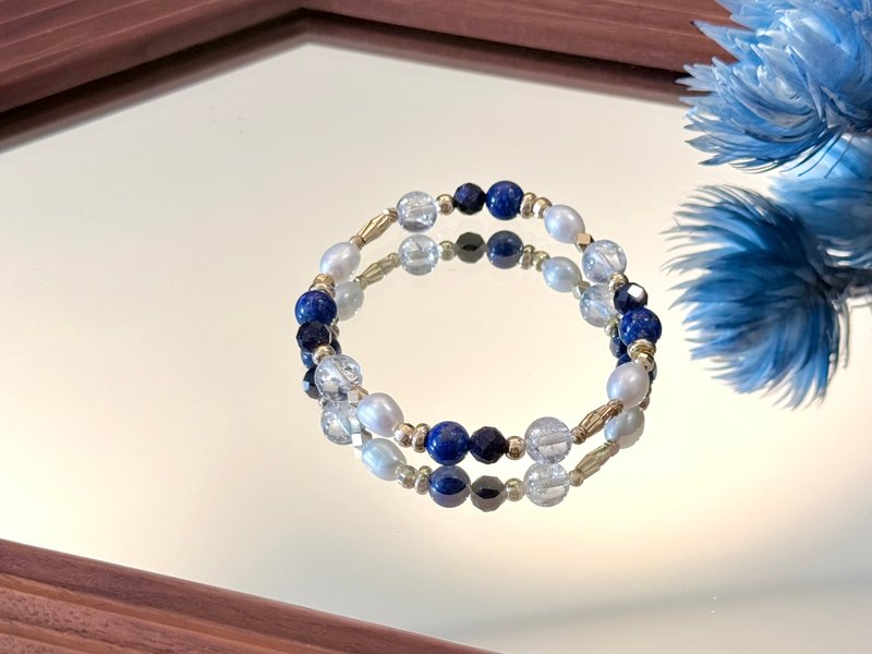 坠入星沙/ S925银天然水晶能量手链/ 定制礼物 - 手链/手环 - 水晶 