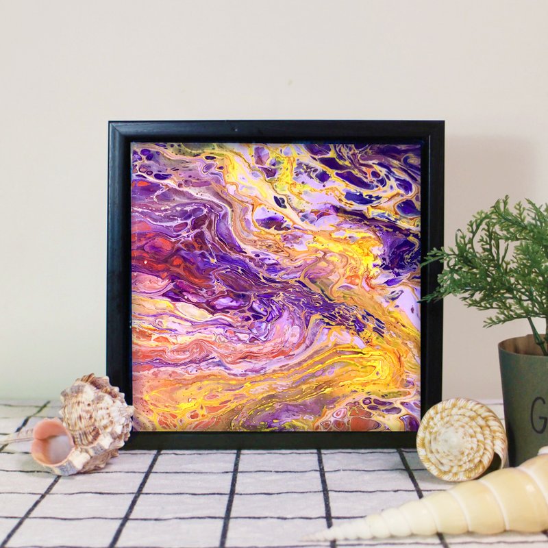 【愿你在迷茫中找到方向】 励志礼物 | 流体艺术 | 装饰画 | 毕业 - 海报/装饰画/版画 - 颜料 