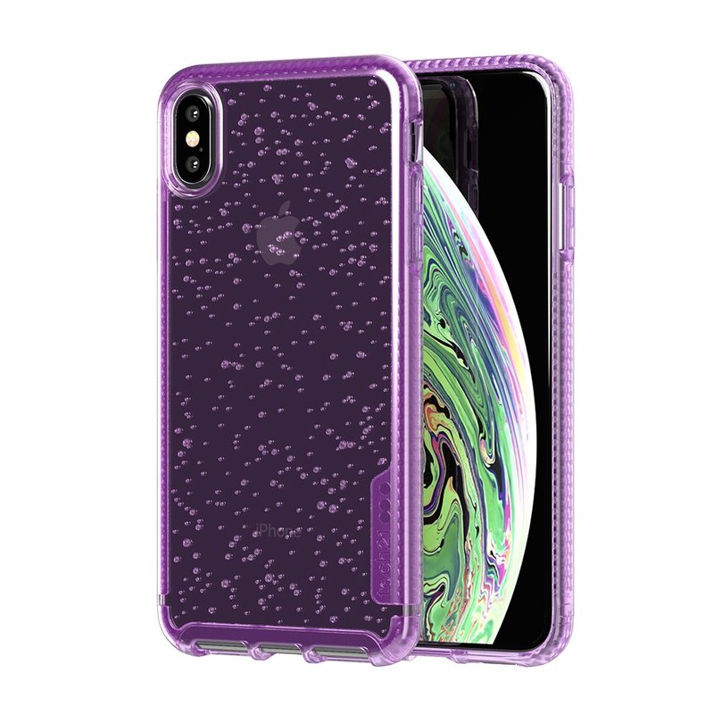 Tech 21防撞硬式泡泡保护壳-iPhone Xs Max-紫 (5056234706398) - 手机壳/手机套 - 硅胶 紫色