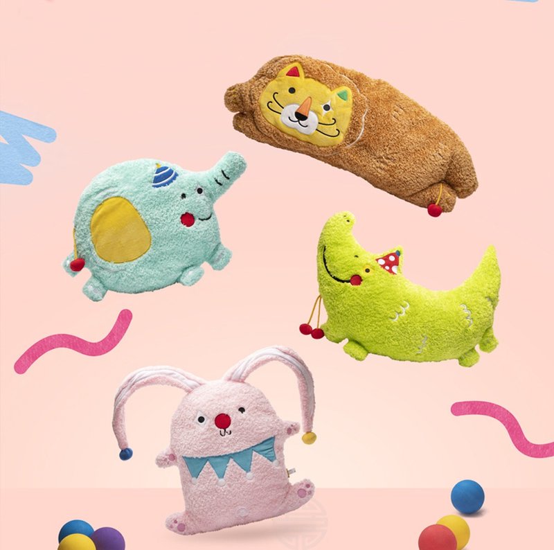 【设计馆主打商品】Petsville派思维 马戏团动物趴趴垫(4款) - 其他 - 聚酯纤维 多色