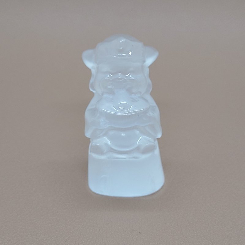 摩洛哥透石膏石财神爷 - 去除负能量 提升空间 - 摆饰 - 水晶 