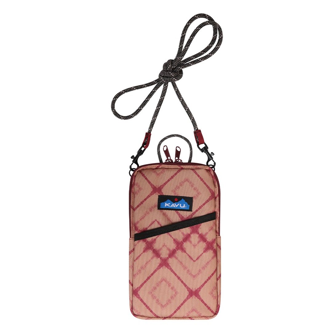【西雅图 KAVU】Essential Case 多功能斜背包 染方 #9297 - 侧背包/斜挎包 - 其他材质 红色