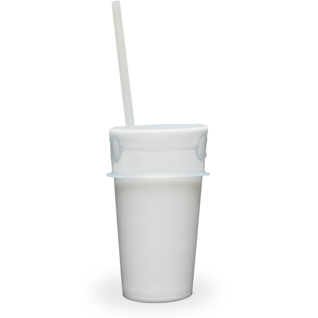 加拿大LUUMI Lid and Straw 密封盖吸管组 透明 - 环保吸管 - 硅胶 透明