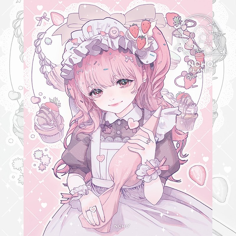 My Sweet Valentine Postcard - 卡片/明信片 - 纸 粉红色