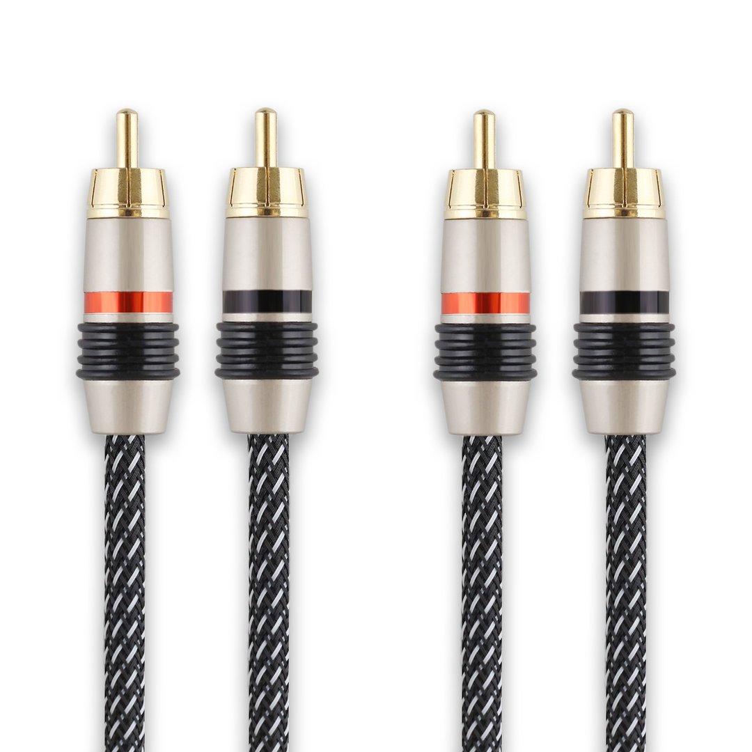 【川木】5N纯铜发烧级RCA信号线【M177】HIFI音响连接线 RCA - 数码小物 - 其他金属 