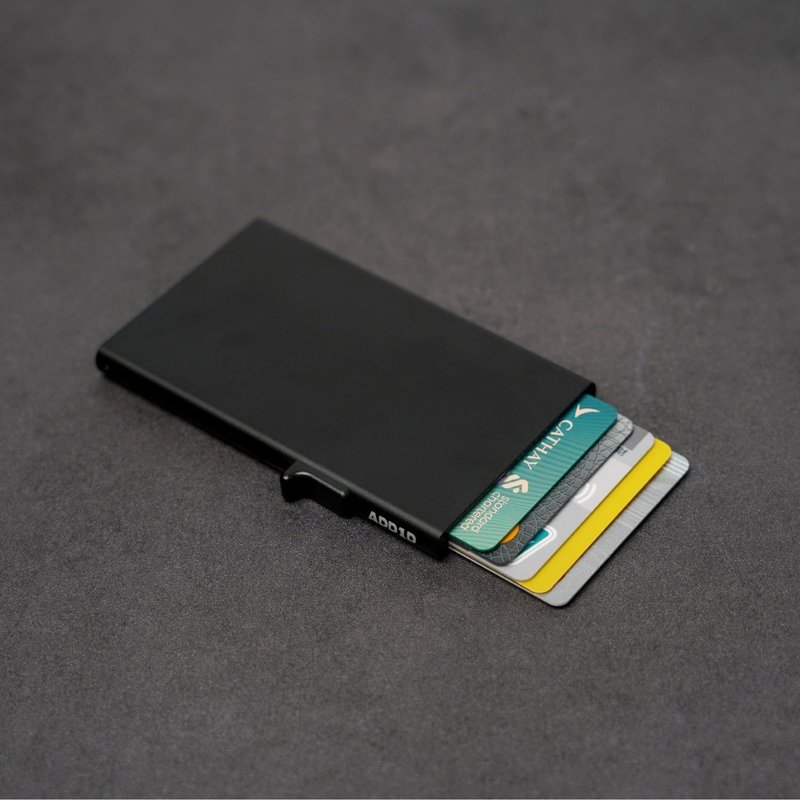 Pop-up Cardholder - 弹出式卡盒 - 零钱包 - 其他金属 黑色
