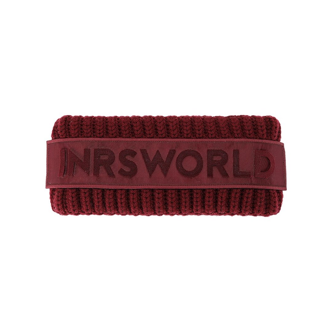 五折出清 厚版羊毛字母头带-鹤顶红 (七色可选) 【INRSWORLD】 - 其他 - 羊毛 红色