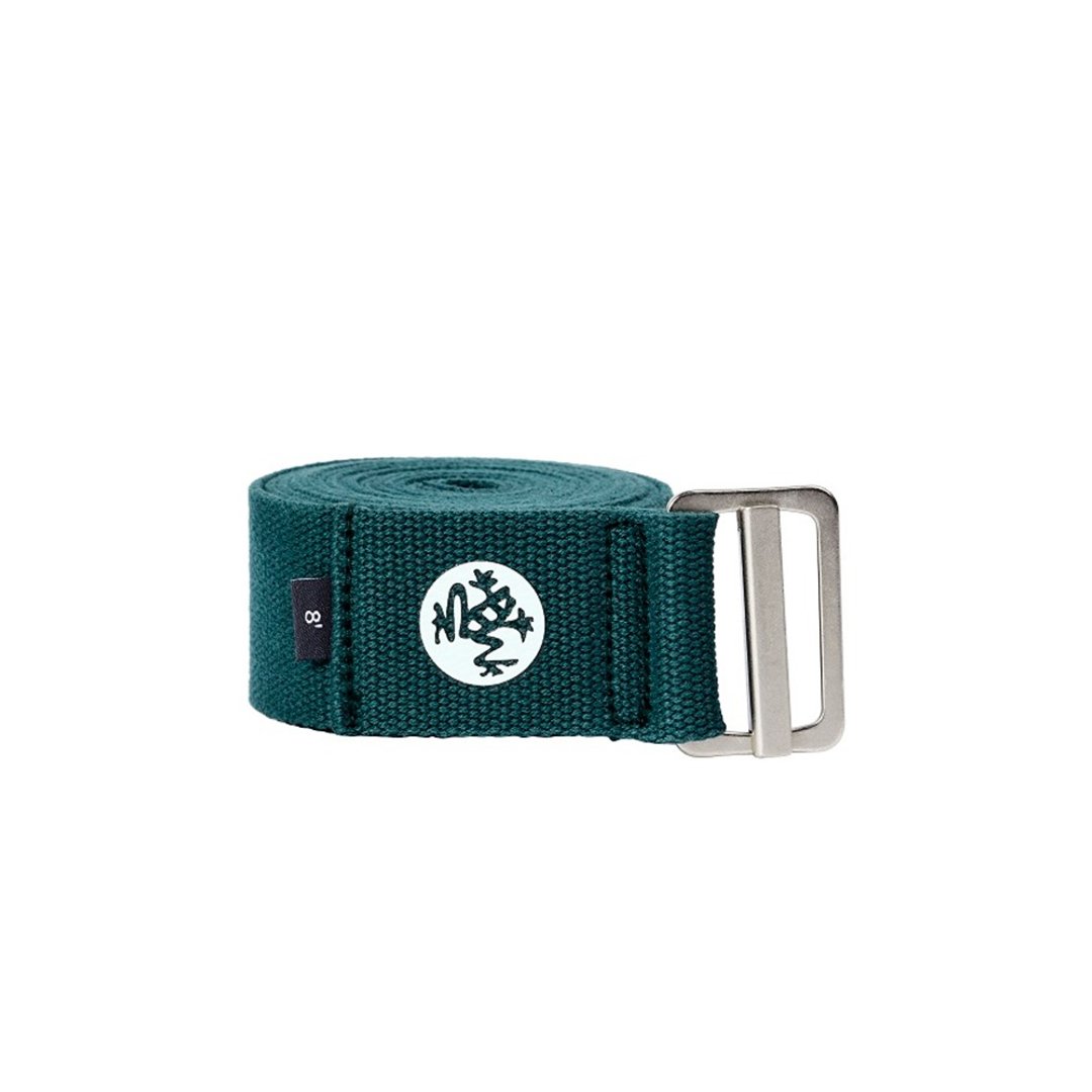 【Manduka】Yoga Straps Align 8 foot 瑜珈绳 - Dk Deep Sea - 运动配件 - 棉．麻 绿色