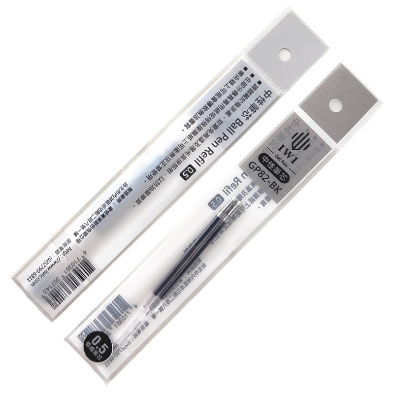 【IWI】GP82 0.5 Gel 中性笔芯(2入) #购买前请注意适用笔 - 圆珠笔/中性笔 - 塑料 
