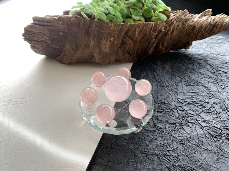 快速出货 天然粉水晶七星阵 粉晶七星阵 招桃花 招人缘 1 - 摆饰 - 水晶 粉红色