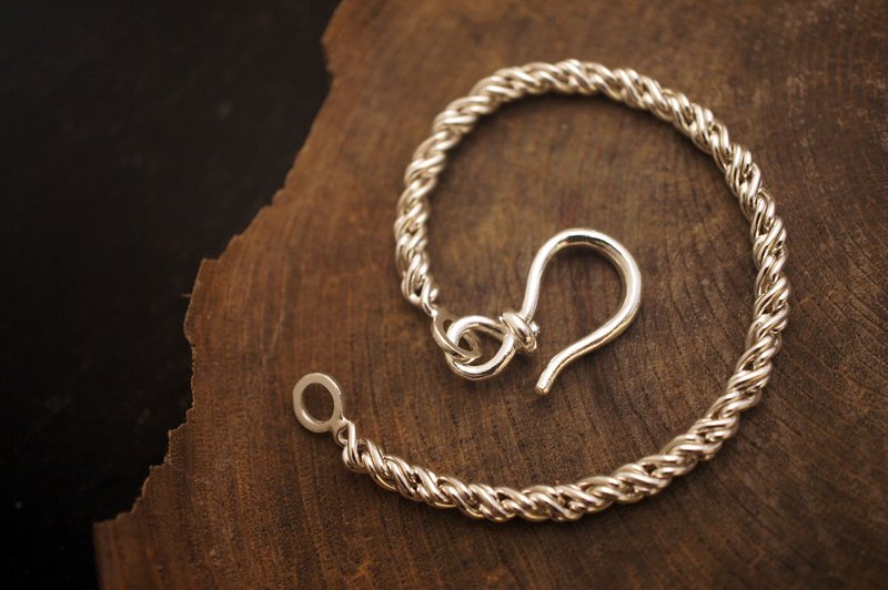 925银星轨手链 (B114) - 手套 - 银 银色