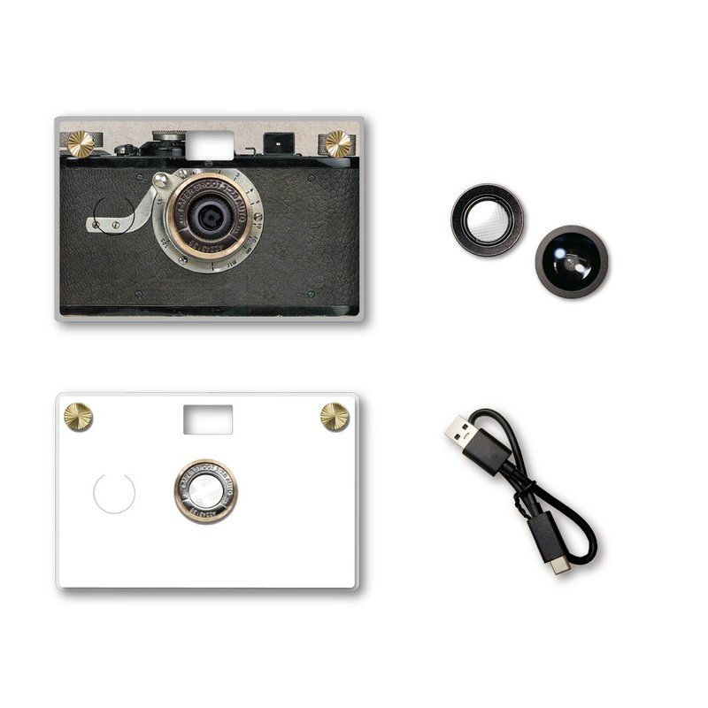 【18MP】 Paper Shoot -Creative 创意入门套组 - 相机 - 纸 金色