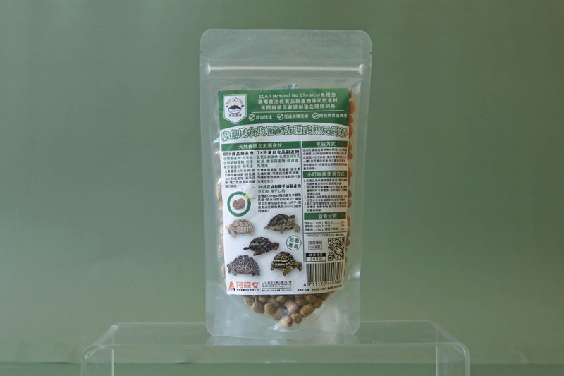 【天然食谱】陆龟挑食均衡配合湿式熟成饲料 100g - 其他 - 其他材质 绿色
