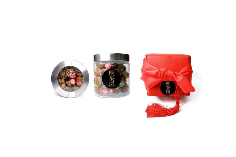 【热销No 1茶叶礼品 - 花开富贵】明茶房大红大紫 (茉莉绿茶) - 茶 - 纸 白色