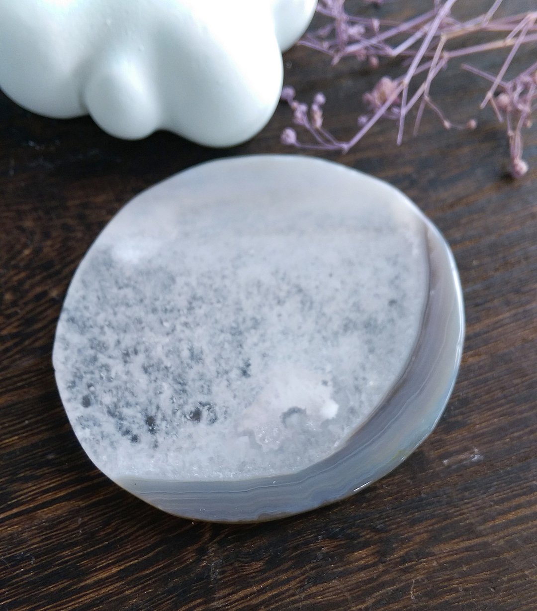 Agate 马达加斯加产地 玛瑙片 打磨件 摆设装饰  摆件 天然矿石 - 摆饰 - 其他材质 