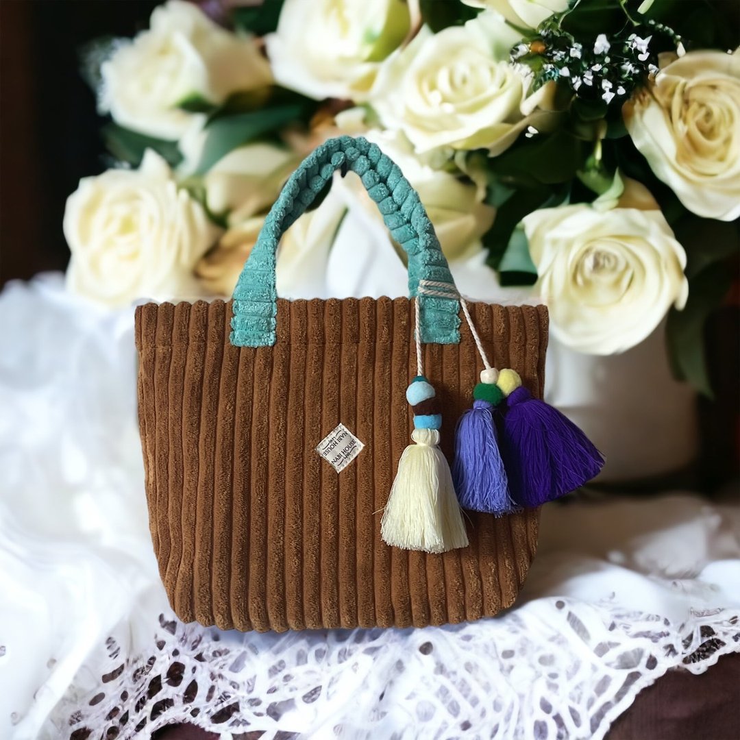 Carrying bag - 手提包/手提袋 - 棉 卡其色