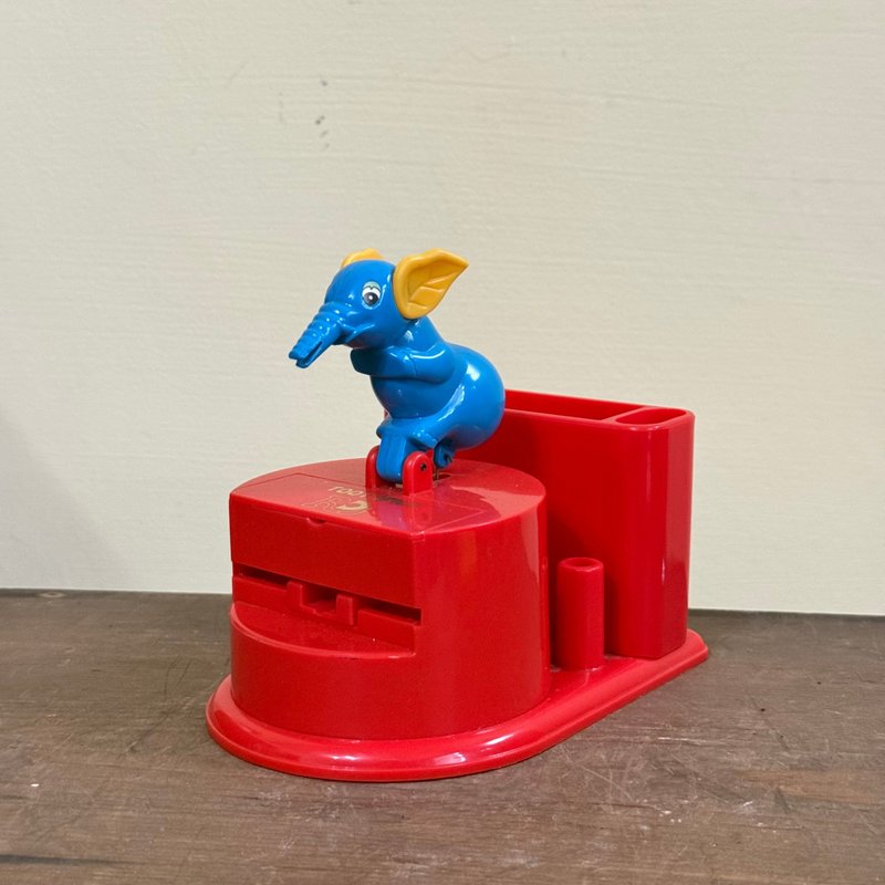 台湾早期飞象牙签盒 - 摆饰 - 塑料 蓝色